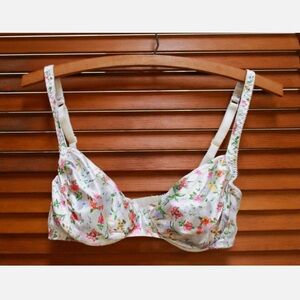 Floral Print Women's Bra